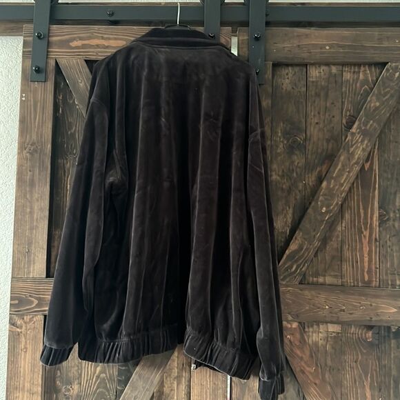 Pelle Pelle  marc buchanan velour tracksuit jacket Sz-Large - Picture 3 of 11